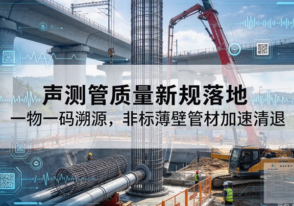 江达声测管质量新规落地，一物一码溯源，非标薄壁管材加速清退